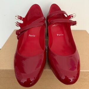 Christian Louboutin Miss Jane 55 patent leather Mary Jane pumps